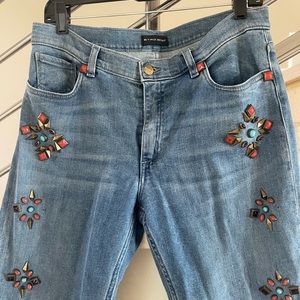 ETRO bejeweled RARE BLUE JEANS